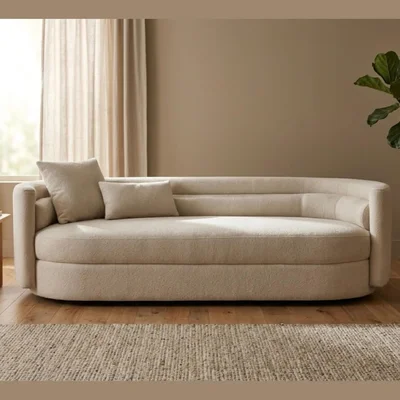 Lema 3 Seater Fabric Sofa