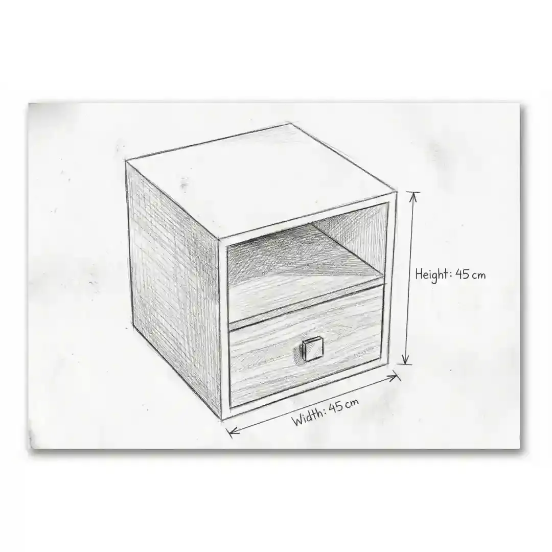 Luna Bedside Table