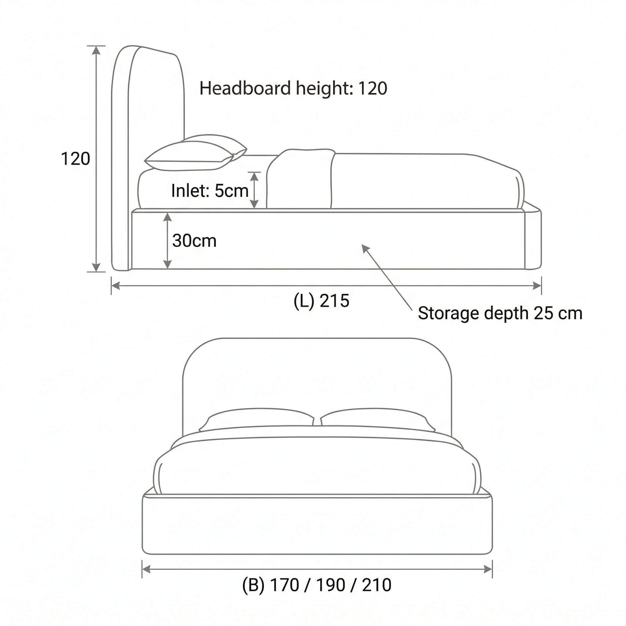 Taylor Storage Bed