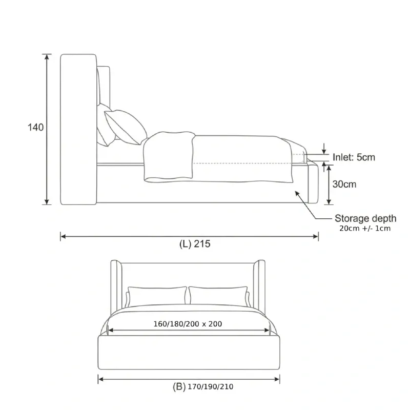 Ella Storage Bed