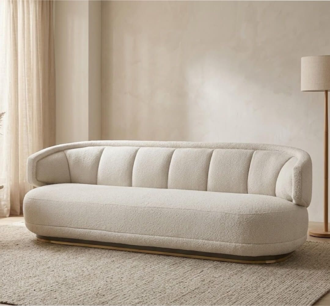 Florence 3 Seater Fabric Sofa